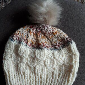Hand knitted hat